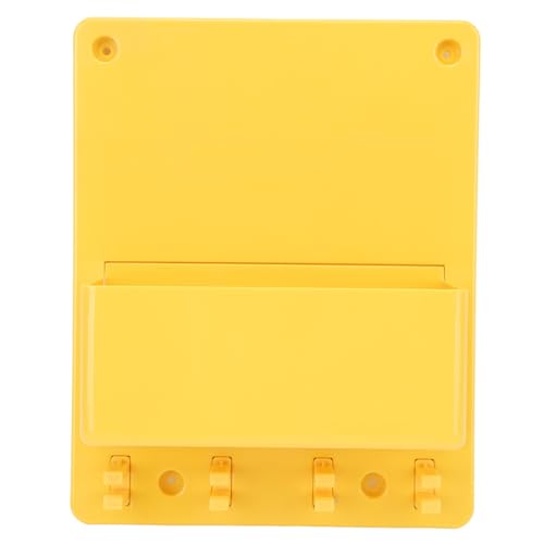 Compact Safety Padlock Station with 4 Lock Positions and Storage Box, Wall Mounted for Industrial Lockout Tagout, Engineering PC Plastic Made