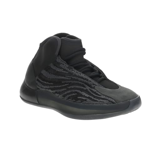Image of adidas Yeezy Quantum Lace-Up Sneakers- Knitted Elastic Collar, Mesh Upper with RPU Cage, Boost Cushioning - Yeezy Shoes