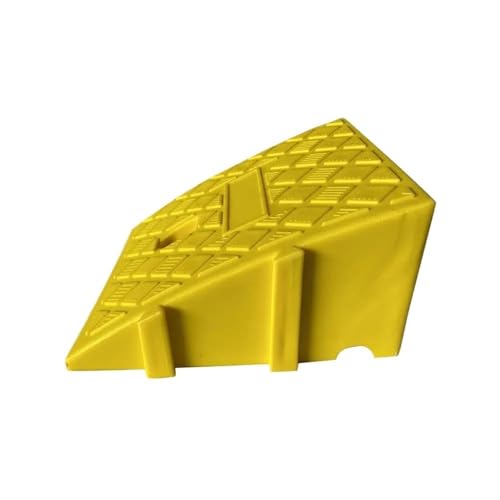 Rampa portátil para bordillo de auto ligera amarilla miniatura 1
