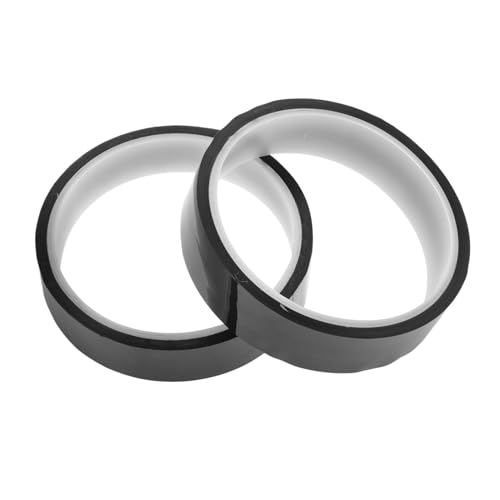 VICASKY 2 Rolls High Pressure Bike Rim Tape Wide Sealing Tire Liner for Mountain Road Bikes Lightweight PVC Protective Strip Easy Installation Reduces Tire Wear Failure Rate