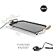 BOSKA Electric Griddle Pro – Tabletop griddle - Electric grill with PFAS-Free Ceramic Nonstick Surface – Adjustable Heat up to 420°F -Oak Wood Handles
