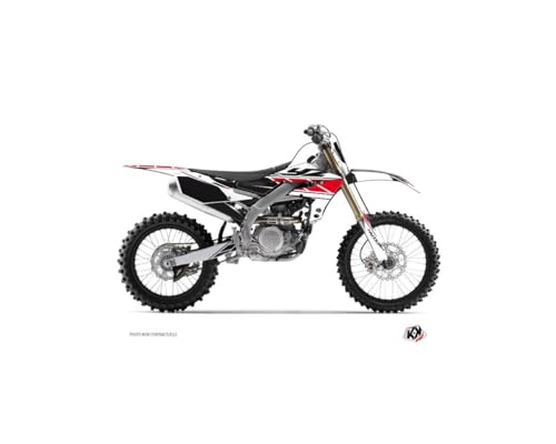 Kit deco moto cross Yamaha 250 YZF rouge pour style racing en piste