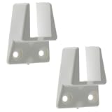 Livré avec vis cyclingcolors 2x Support entre-murs en PVC blanc pour tringle à rideau 24 x 16mm Accessoire Volet roulant Maintien Fenêtre Baie vitrée Ouverture Fermeture