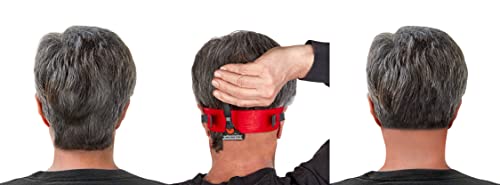 Quality Time Neck Hair Guide SuPremium, The Original Neckline Template for Shaving and Keeping a Straight or Curved Neck Hairline; a Line Up Stencil/Guard for Neckline, Do-it-Yourself Made in USA