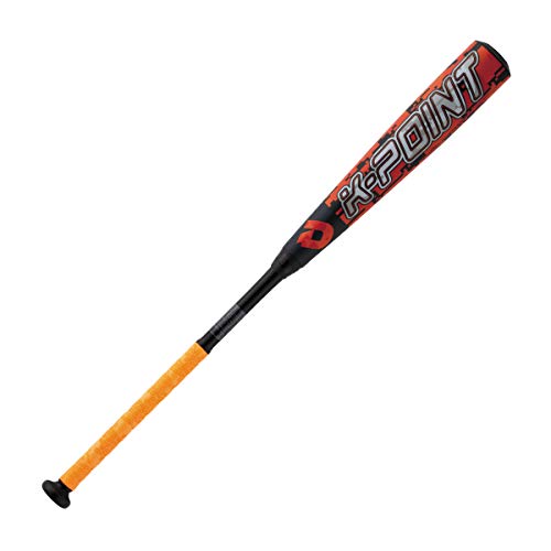 DeMARINI 野球 軟式 用 バット K-POINT 一般ユーザー用 H&H 2ピース/トップバランス ブラック×オレンジ WTDXJRSKP8572LE 日本製