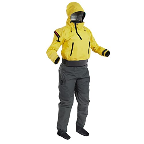Women Dry Suit Kayak One-Piece Dry Clothes Waterproof Drysuit Wetsuit Fishing SUP Swimming Wading...