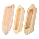 Artisanat authentique : chaque mini canoë en bois brut est une pièce unique, fabriquée à la main, offrant une décoration nautique originale qui ravira les amateurs d'art et les collectionneurs