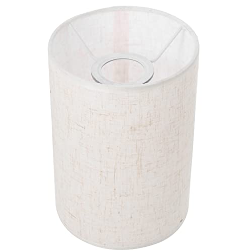 Milisten Modern Linen Drum Lampshade 7.87 X 5.51 Inch Cylinder Lamp Shade Replacement for Floor Lamp Table Soft Light Cover