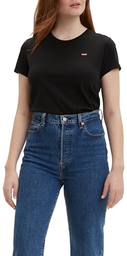Levi's Damen Perfect Tee Mineral Black XL