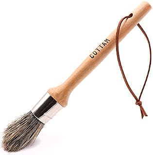 COTTAM Coffee Brush | Barista Brush | Coffee Bean Grinder & Espresso Machine Cleaning Brush (1, Large)