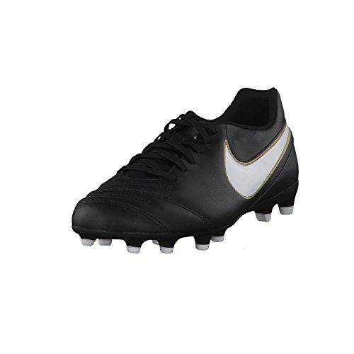 Mens Nike Tiempo Rio III FG Soccer Cleat Black/White Size 9.5 M US