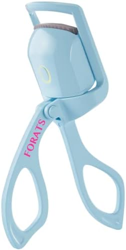 Heated Eyelash Curler by Forats, Electric Eye Lash Curlers with Comb & Eyebrow Brush, Three Heating Modes Quick Natural Curling Eye Lashes with False Eyelashes Applicator Tool