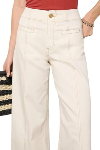 KUT from the Kloth Women's Meg High Rise Wide Leg Twill Jeans with Welt Pockets2