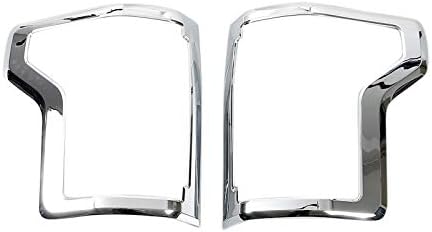 for Ford F150 F-150 2015-2017 ABS Chrome Rear Tail Lamp Tail Light Cover Trim 2pcs Car Accessories(Only fit for F150 2015-2017)