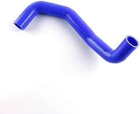 Miniatura 5 de JOIUYOLJ Kit de manguera de radiador de silicona de 3 capas compatible con Nissan Skyline 350Z Infiniti G35 2003-2006 (azul)