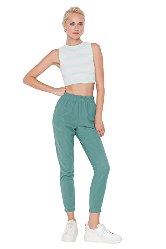 Survêtement Trendyol coupe ajustée et taille normale pantalon de jogging coton