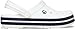 Crocs Unisex-Adult Crocband Clog, White/White/Navy, 11 Women 9 Men