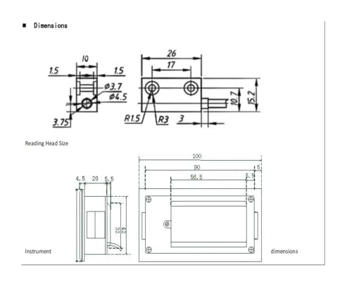 Kit balance magnétique LP02 robuste à capteurs numériques et affichage 7 bits - 7