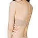 BDLLMDES Strapless Bras for Women Bandeau Bra Padded Bralette Non-Slip Wireless Bra with 2Straps Suitable for Strapless Dress Nude