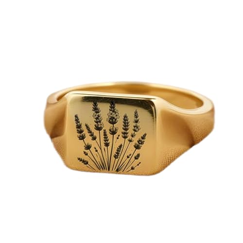 Bague lavande carrée le bijou cadeau idéal en argent sterling 925 plaqué or