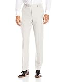 Oxford NY Men's Modern Fit Flat Front Fixed Waist Gabardine Dress Pant