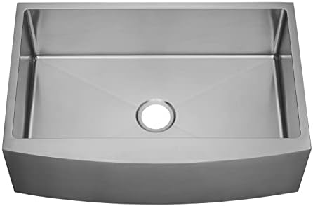 PROFLO PF1B3117A Sault 33" Farmhouse Single Basin Stainless Steel Kitchen Sink - Stainless Steel