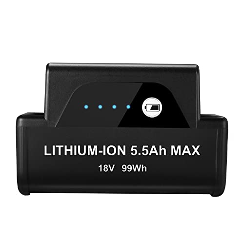 5.5Ah Replacement Battery for Vax One PWR Battery,Compatible with One PWR BV25040 BV15030 BV15260 Cordless Vacuum Cleaner, High-capacity Replacement Battery