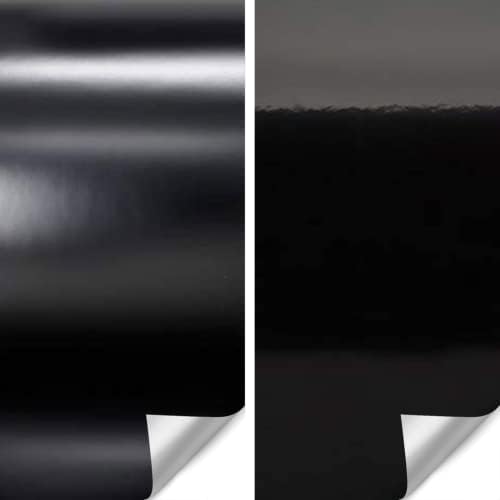 VViViD Black Automotive Vinyl Wrap Bundle 2 Rolls of 1ft x 5ft (Gloss and Satin) - M0 image 5
