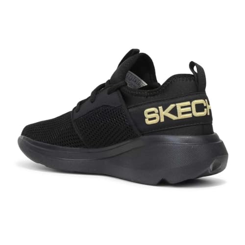 Tênis Go Run Fast, Skechers, Feminino, Preto / Dourado, 36
