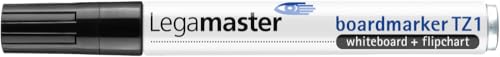 Legamaster Boardmarker TZ1 Noir feutre effaçable à sec tableau blanc - 2