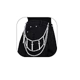 Vivian&CD Jean Chain Belt for Men&Women, Pocket Chain Goth Punk Chain Belt Chain Layered Chunky Pants Chain and Vintage Hip Hop Wallet Chain Jewelry Accessory for Women Men (Swords)