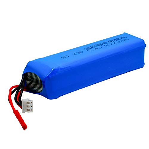 7.4V 3000mAh 8C Rechargeable 2S Lipo Battery for Frsky Taranis X9D Plus Radiolink Transmitter RC Toys Model