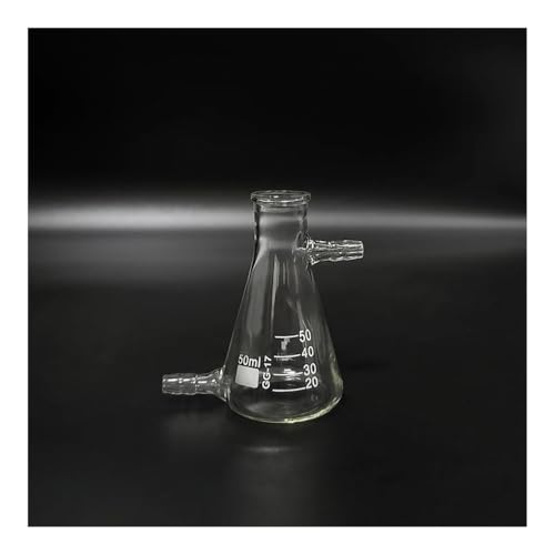 Fiole Erlenmeyer 50 mL graduée à col étroit pour expérimentations et cultures de précision