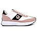 Nautica Women’s Tennis Sport Sneakers – Casual Lace Up Fashion Shoes with Lightweight Cushion Sole for Everyday Wear-Phlo-Sand Black White-Size -7