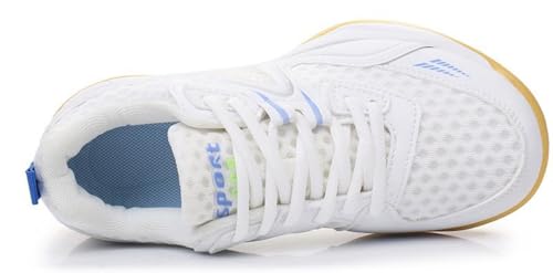 FUNCOS Women's Wide Pickleball Court Sneakers Mesh Breathable Volleyball Badminton Athletic Shoes3