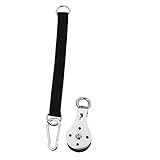 BUGUUYO 1 Juego polea rueda de la puerta de la ventana expansor de brazo puntas de flecha accesorios equipos de gimnasio para el hogar powerlifting maquinas gym polines roldana nylon
