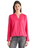 Cecil Bluse in Unifarbe Geranium red XL