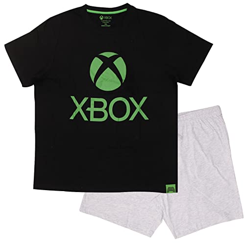 Ex UK Store Pyjama court pour homme avec console de jeux XS à XXL, Xbox Noir/gris, M Cover