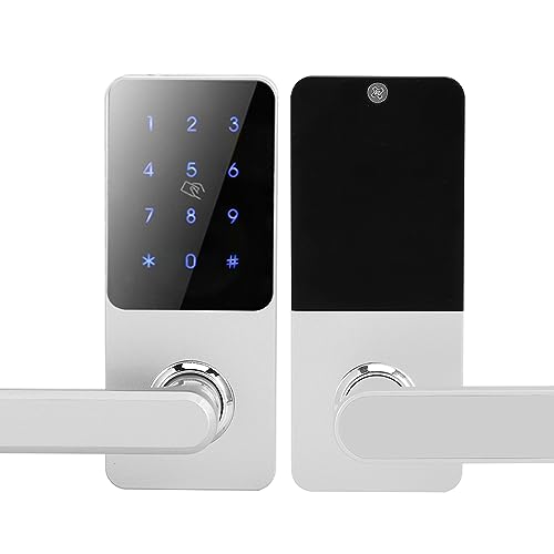 Bluetooth slim deurslot, vingerafdruk wachtwoordvergrendeling, afstandsbediening deurslot, intelligent elektronisch slot met 4 deuropeningsmodi/afstandsbediening/wachttijd beperkt wachtwoord