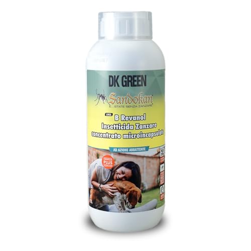 Sandokan, 1L Insetticida Zanzare Giardino Concentrato Microincapsulato, Trattamento Antizanzare per