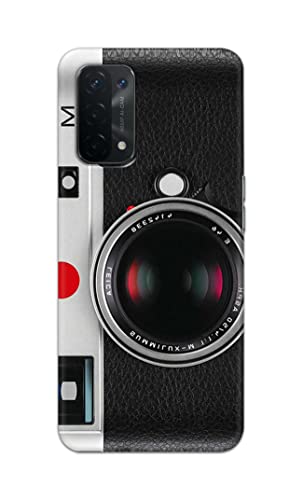 Image of Printed Hard Back Cover Case for Oppo A54 5G | Oppo A74 5G | Oppo A93 5G | Oppo A93s 5G Back Cover (Vintage Camera) -1302
