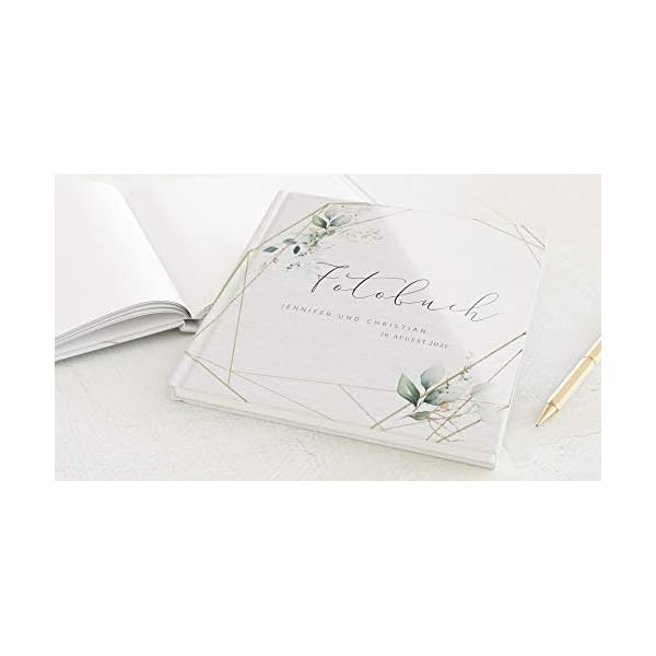 sendmoments Fotobuch zum Selbstgestalten, Hochzeit, Hochzeitsbouquet, personalisiert mit eigenem Text, quadratisches… – Bild 4
