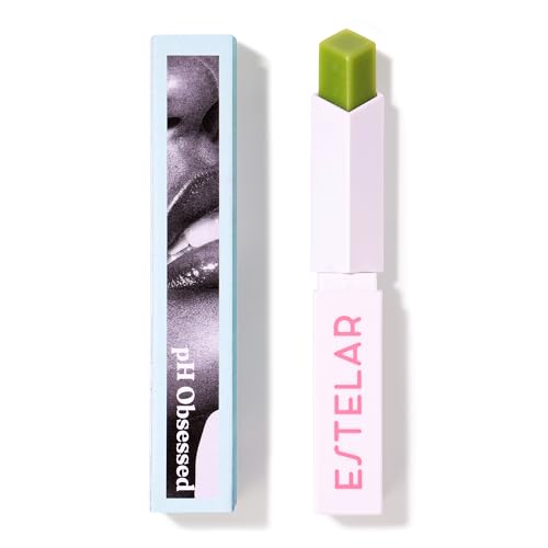 Image of Estelar pH Mint Shift Lipstick, Color Changing Green to Pink Lip Balm, Personalized Lip Tint pH Stick, Enriched with Sea Buckthorn, Almond and Argan Oil, Hydrating, Long-Lasting, Paraben Free, 2.6g