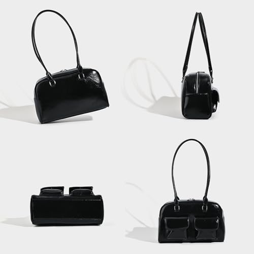 VODIU Shoulder Bag For Women,Retro Leather Tote Handbags Satchel Bag Trendy Clutch Purse2