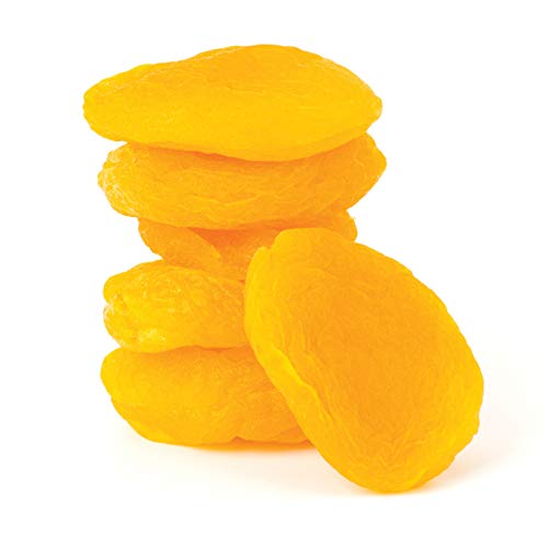 Gramas Extra Jumbo Turkish Apricots in Resealable 2 lb. Bag, Vegan, Gluten-Free, Healthy Snack, Non-GMO, No Added Sugar (32 oz)