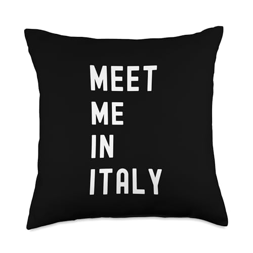 Meet Me In Italy Europe Throw Pillow