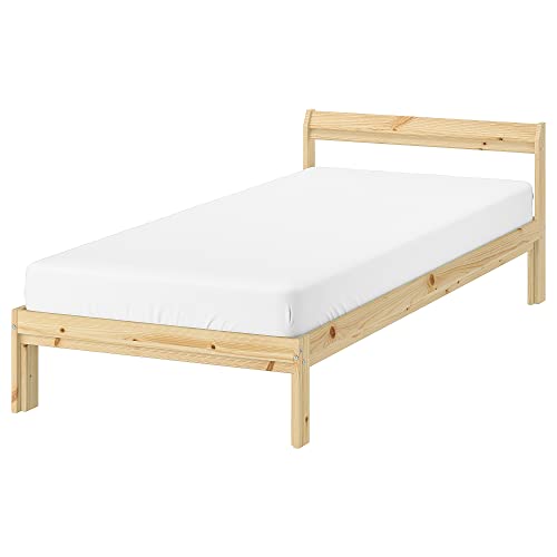 Ikea Neiden - Marco de cama (90 x 200 cm), diseño de pino/Lindbåden