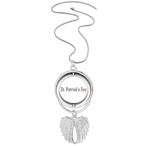 Collier ailes d'ange rotatif pour sublimer votre tenue de fête de la Saint-Patrick
