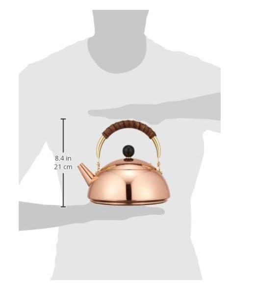 Amazon｜新光金属(Sinkoukinzoku) やかん 純銅 鎚目入りケトル 熱伝導