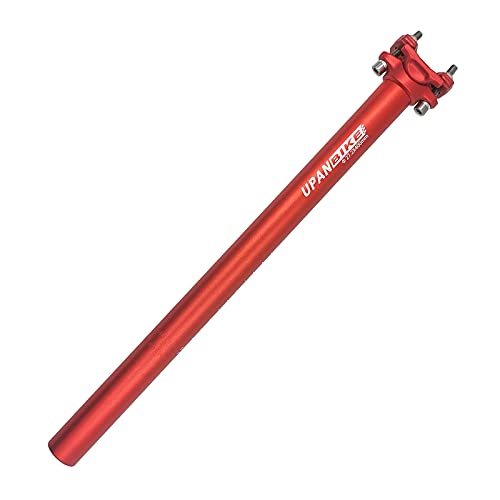 Tige de selle de vélo UPANBIKE en alliage aluminium rouge 27.2 x 400 mm pour VTT et route